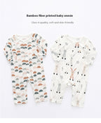 Light And Soft Bamboo Fiber Baby Jumpsuit - D&A