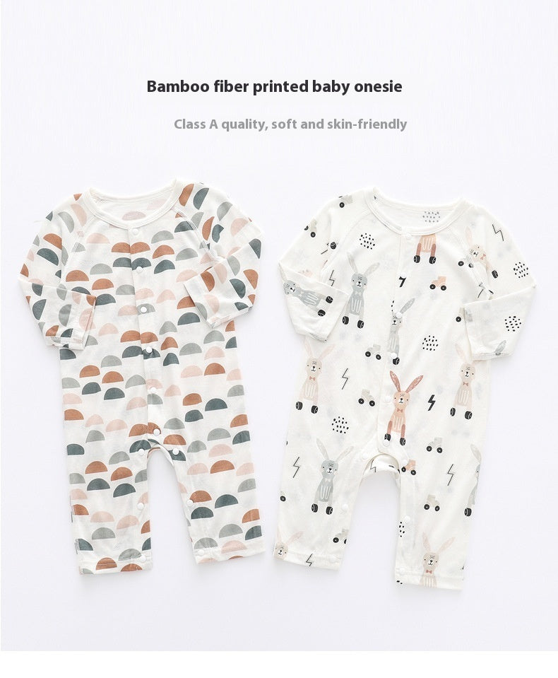 Light And Soft Bamboo Fiber Baby Jumpsuit - D&A