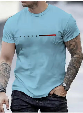 3d Printed Top Slim Fit Men TY5745 - D&A