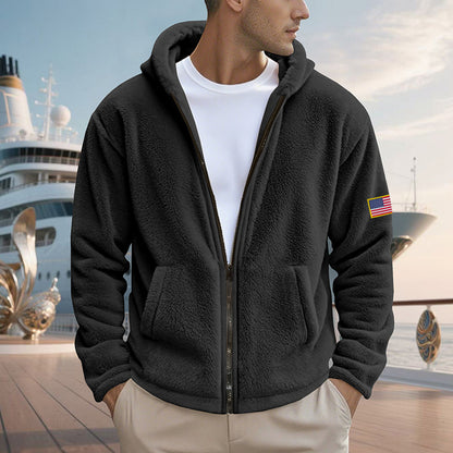 Zipper Hooded Sweatshirt Loose Double-sided Bejirog Sweater - D&A