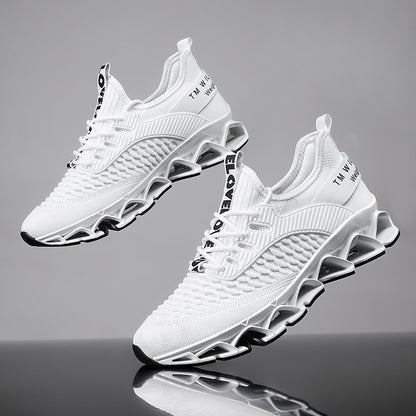 Blade Sports Mesh Casual Running Shoes All White - D&A