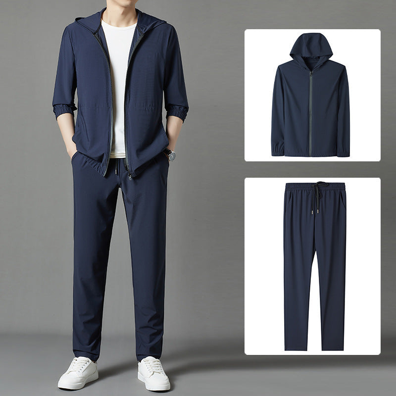 Korean Version Sun-protective Clothing Suit Fashion Loose Casual Hooded Thin - D&A