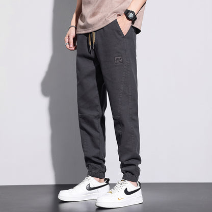 Summer Fashion Casual Pants Men's Thin Gray - D&A