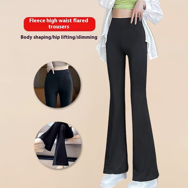 Black Weila Shark Pants Women's High Waist Stretch - D&A