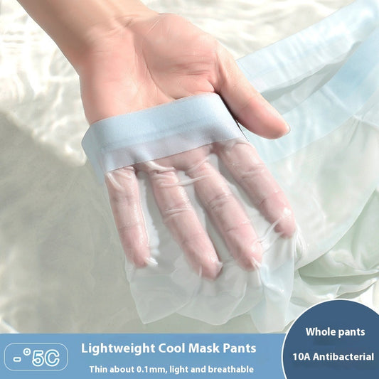 Summer New Men's Ice Silk Underwear Pure Color Seamless Quick-drying - D&A