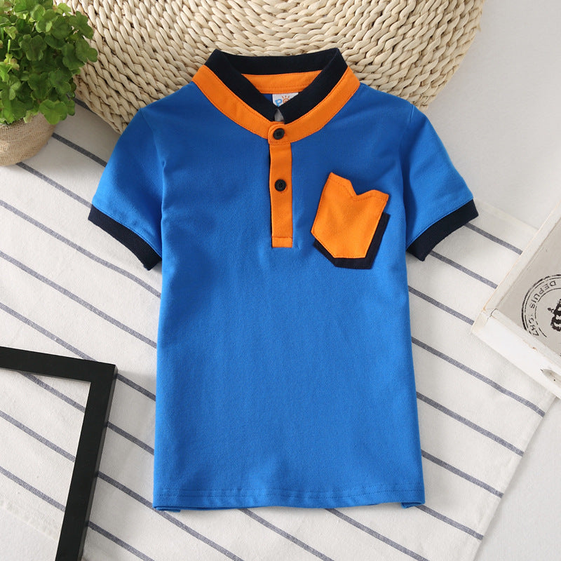 Kids Shirt Children Clothes Baby Wear Boys Tops Dark Blue - D&A