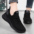 Soft Bottom Pure Color All-matching Breathable Casual Shoes - D&A