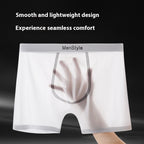 Satin Ice Silk Breathable Single-layer Bottom Crotch Seamless Boxers - D&A