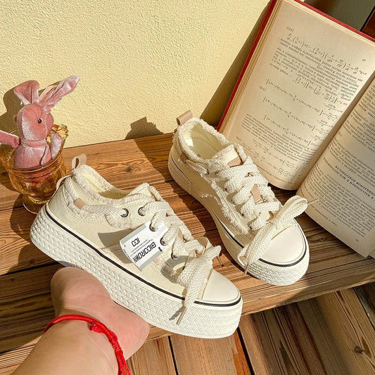 Fall Classic Style Canvas Shoes Women's Low-top - D&A