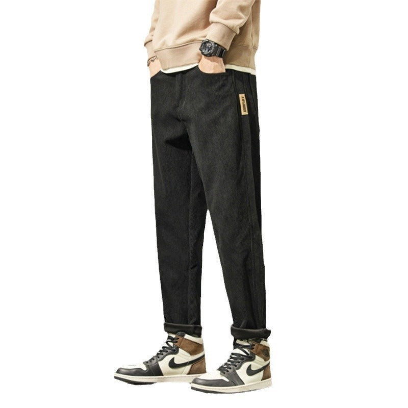 Corduroy Men's Casual Pants Trendy Brand Simple All-match - D&A