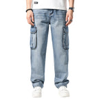 Hip Hop Men's Nostalgic Retro Multi-pocket Pants - D&A