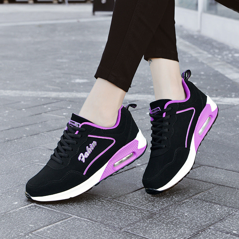 Spring Leather Plus Size Air Cushion Sports Shoes - D&A