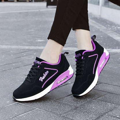 Spring Leather Plus Size Air Cushion Sports Shoes - D&A