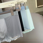 Ultra-thin Nude Color Feel Cool Honeycomb Crotch Antibacterial Seamless Men's Boxers - D&A