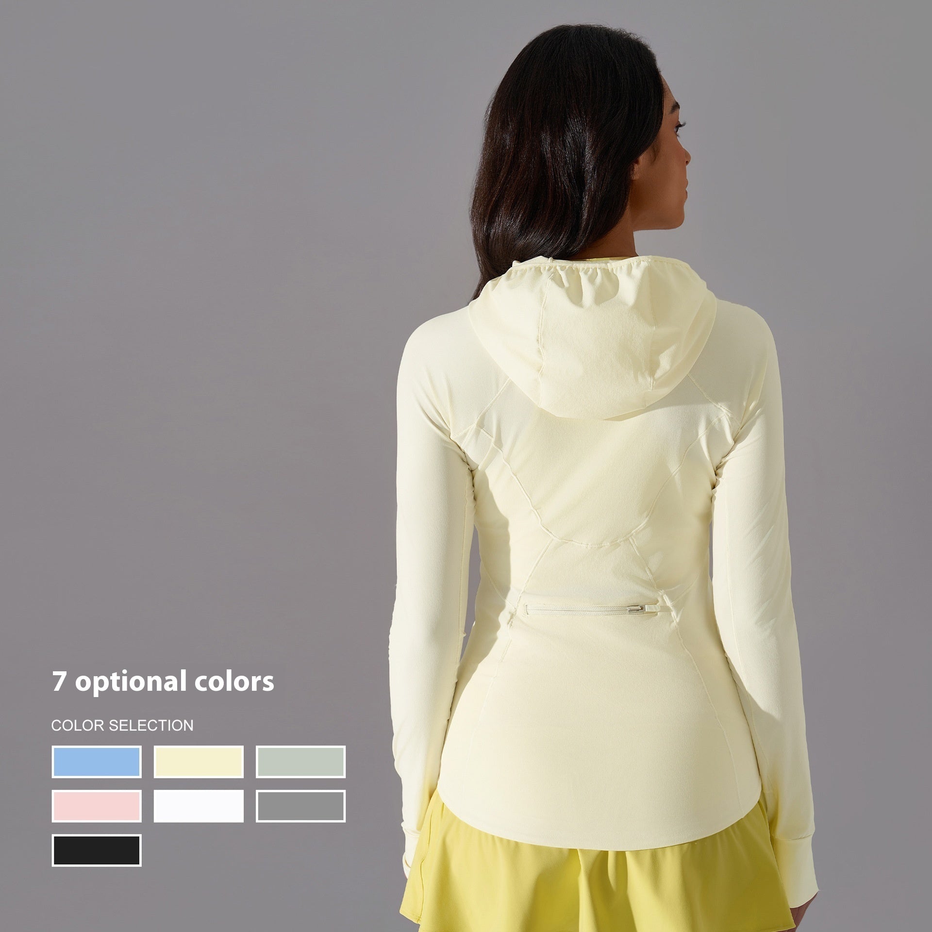 Hooded Stand Collar Sun Protection Quick-drying Coat - D&A
