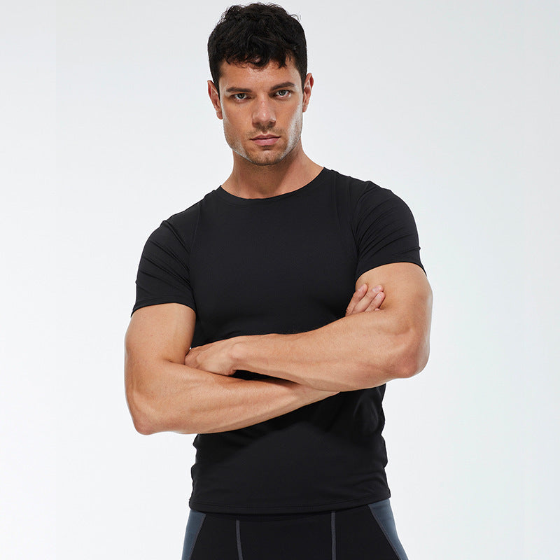 Men's Stretch Quick Drying Clothes Short-sleeved Shirt - D&A