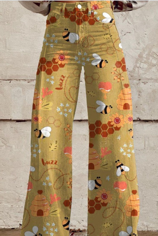 Hot Selling Plus Size Women's Casual Pants Thin Imitation Jeans J - D&A