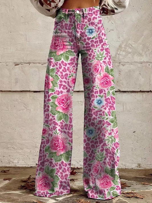Hot Selling Plus Size Women's Casual Pants Thin Imitation Jeans - D&A