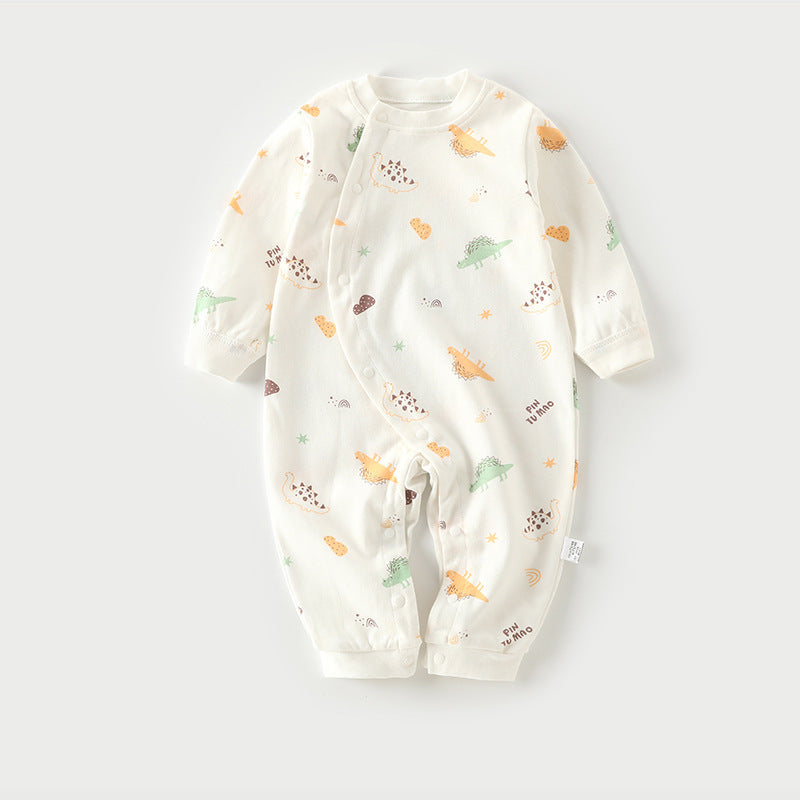 Autumn Thin Baby Pajamas And Baby Onesies Cartoon dragon - D&A