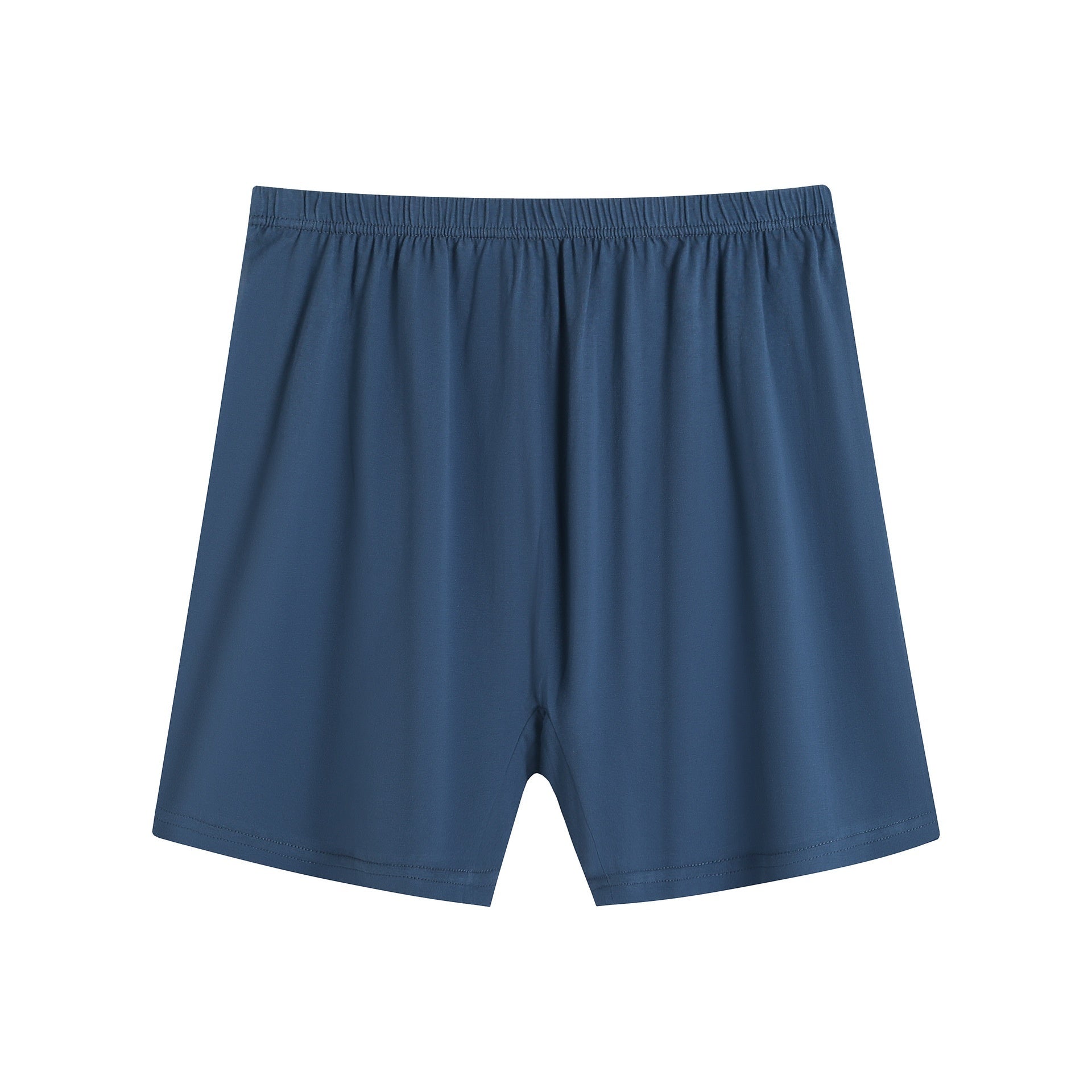 Middle-aged And Elderly Underwear Men's Cotton Boxer Iron Gray Solid Color - D&A