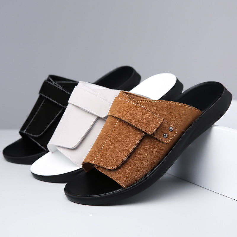 Summer Fashion All-matching Lightweight Youth Men's Slippers - D&A