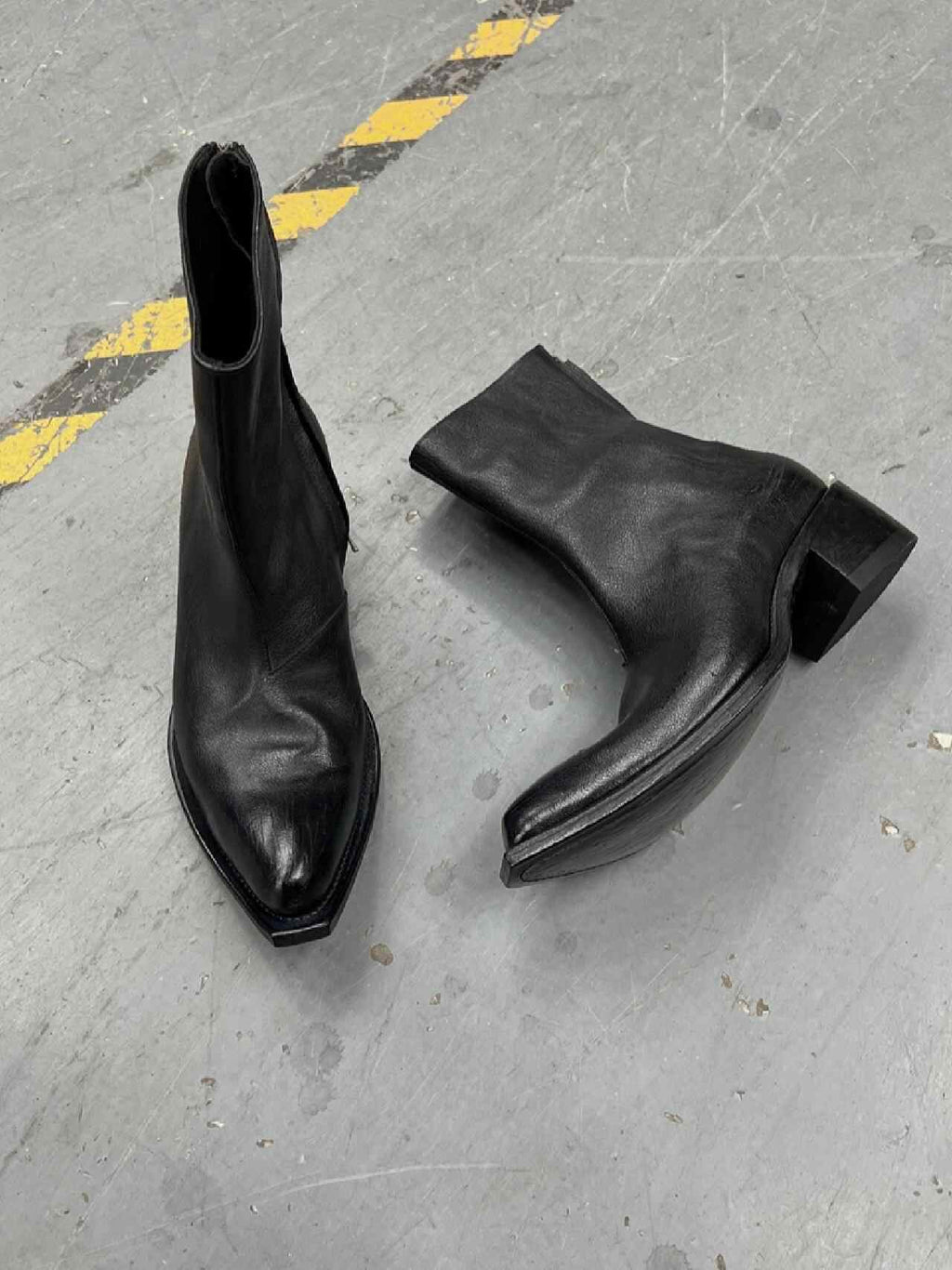 British Wizard Retro Spiral Oblique Zipper Martin Boots - D&A