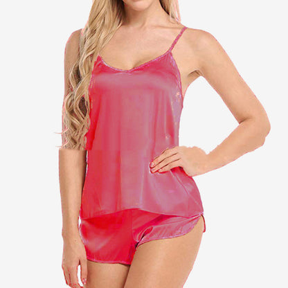 Sexy Lingerie V-neck Sexy Lingerie Wine Red - D&A