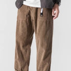 Loose Straight Tapered Pants Sports Wide Legs - D&A