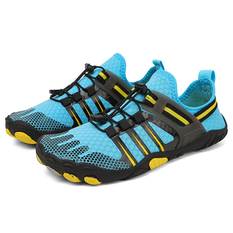 Swimming Shoes Dive Boots Female Outdoor Beach Shoes Couple Non-slip Sky Blue - D&A