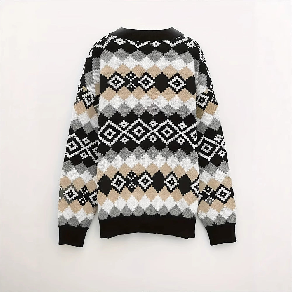 Women's Clothing Loose And Lazy Style Thickened Sweater - D&A