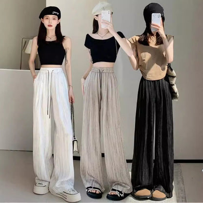 Summer Lazy Small Wide-leg Pants For Women - D&A