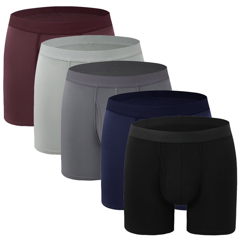 Extended Men's Underwear Bamboo Fiber Sports Breathable Mid Waist - D&A