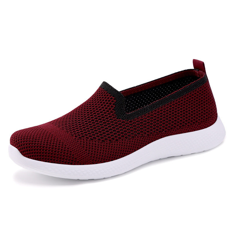Summer Low-cut Women's Casual Shoes GRJ2 Red - D&A