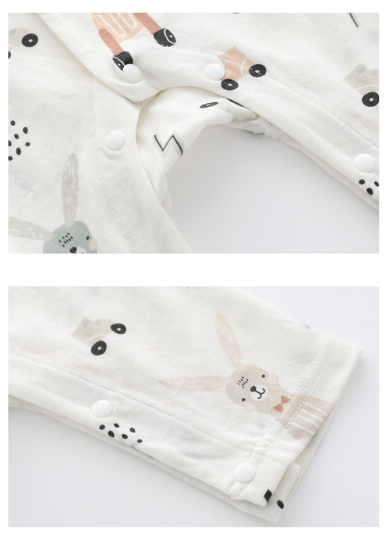 Light And Soft Bamboo Fiber Baby Jumpsuit - D&A