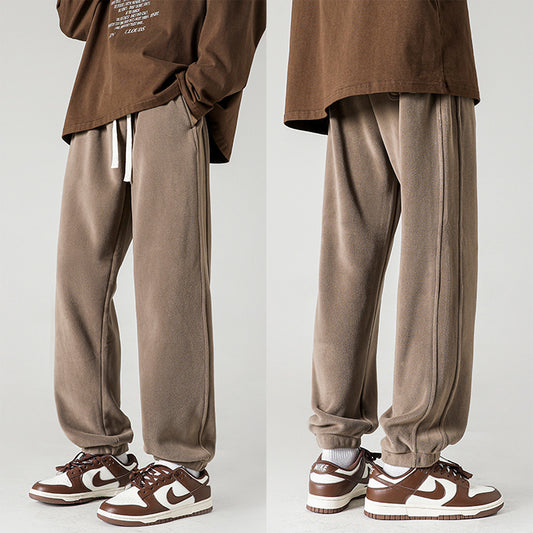 Winter Male Fleece-lined Track Pants - D&A