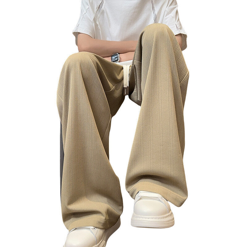 Men's Summer Versatile Loose Drooping Straight Casual Pants - D&A