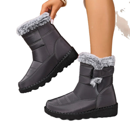 Women's Snow Boots Plus Size Wear-resistant Comfortable Warm Boots - D&A