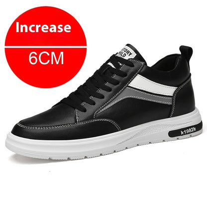 Heighten Casual Shoes Sneaker Men Black 6CM - D&A