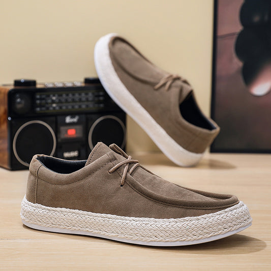 Men's Casual Pumps Men's Handmade Cloth Shoes Low-top Sneakers Men's - D&A