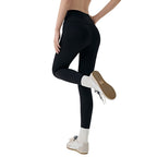Hip Yoga Pants Women's Outer Wear With Three-dimensional Hip Cushion Composite High Waist Belly Contracting - D&A