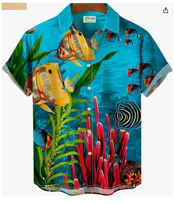 Men's Cardigan Plus Size Short Sleeve KD1631 - D&A