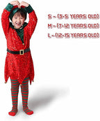 Christmas Kids Clothes Cute Sequin Elf Costumes - D&A