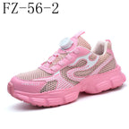 Women's Work Shoes Flying Woven Work Shoes Attack Shield And Anti-stab Pink - D&A