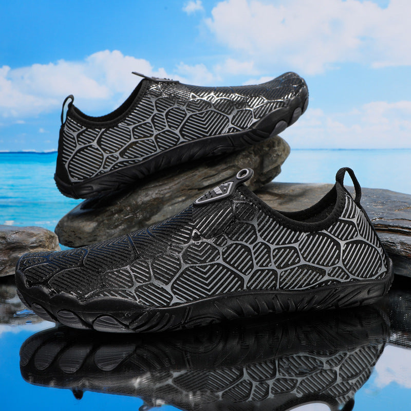 Outdoor Sports Hiking Shoes Beach C802 Black Sole with nails - D&A