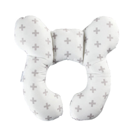 Infant Pillow Baby Bed U-Shaped Safety Seat Neck Guard Fixed Stereotyped Stroller Pillow Cross OPP - D&A
