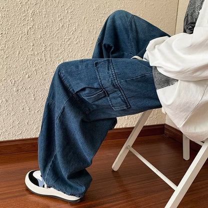 Straight Jeans Men's Spring New Korean Style - D&A