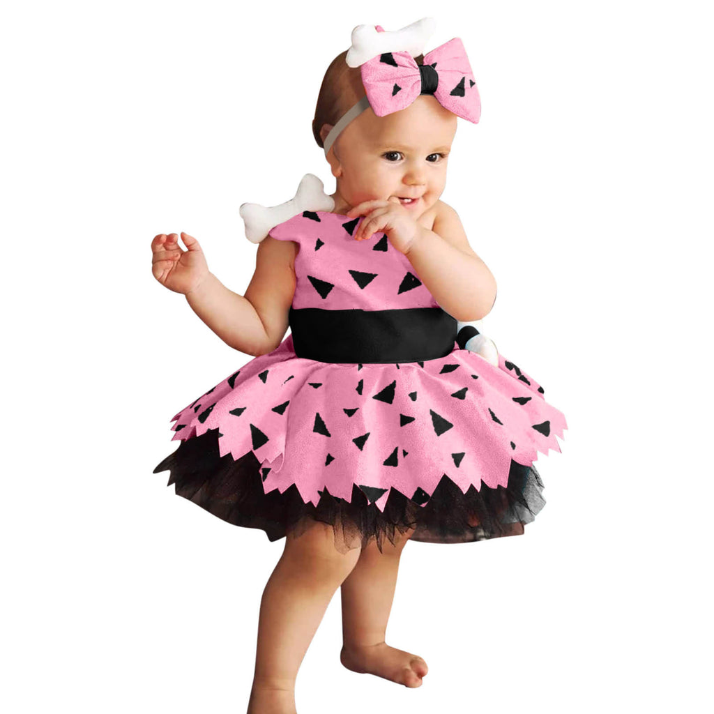 Girls Fashion Simple Halloween Mesh Costume Suit - D&A