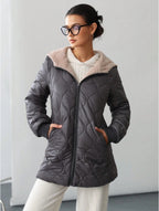 Aveloria Affinna Casual Quilted Loose Hooded Padded Padded Coat Clothes Winter - D&A