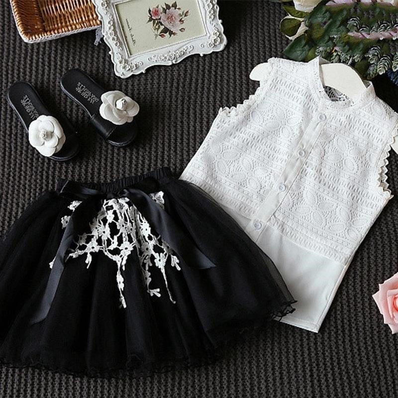 Kids Baby Girls Clothing Sets Summer TShirtsskirt Clothes - D&A
