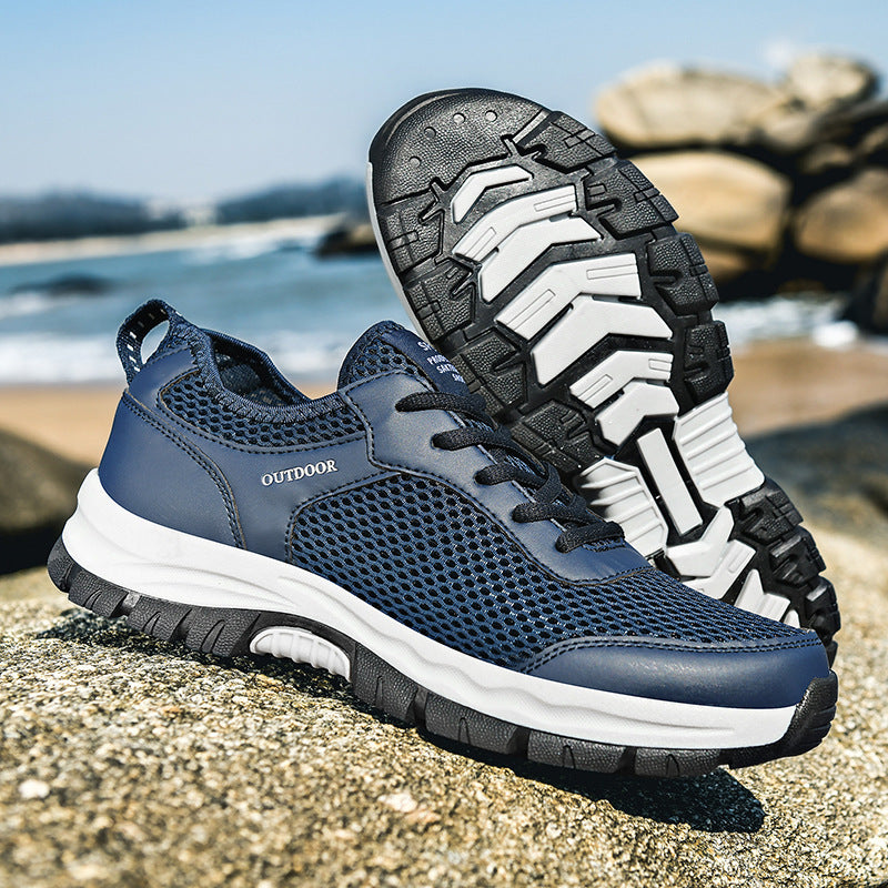 New Cross-border Mesh Extra Large Size 39-48 Men's Shoes - D&A